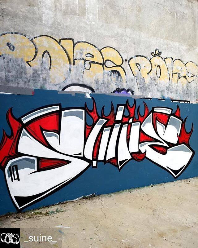 Repost de @_suine_ -  S U I N E 🇲🇽#suine #graffitilove #graffiti_magazine #graffiti_ #graffitiletters #graffitipaint #graffitiart #graffitimexico #19 #blancoynegro #lumbre #burner #flamas #fire #fuego #infierno #underground #cdmx️ #mexico🇲🇽 #letters #oort